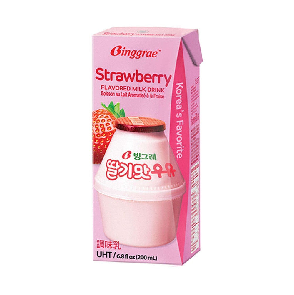 🍓 Binggrae Leche Sabor Fresa