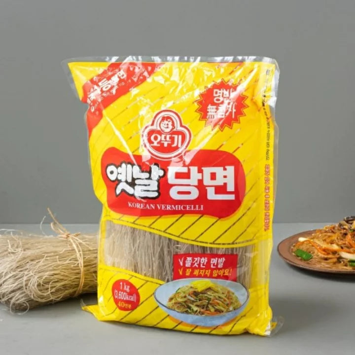 Vermicelli Coreano de Tapioca 500 g | Fideos Tradicionales para Japchae