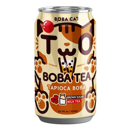 Boba Cat Tapioca Brown Sugar Boba Tea 315 ml