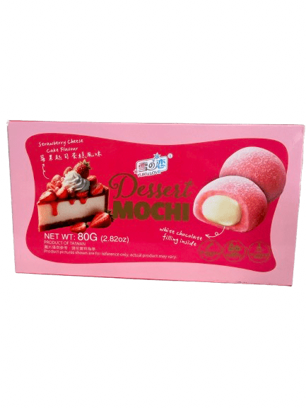 🍓 Mochi Sabor Cheesecake de Frutilla