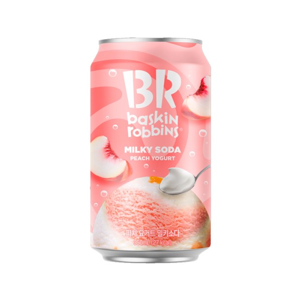 Peach Yogurt Milky Soda 350 ml